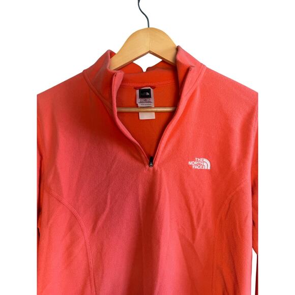 The North Face Women’s TKA 100 Fleece Pullover – Peach, Size Large - Picture 2 of 5
